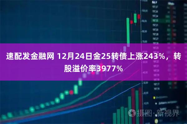 速配发金融网 12月24日金25转债上涨243%，转股溢价率3977%